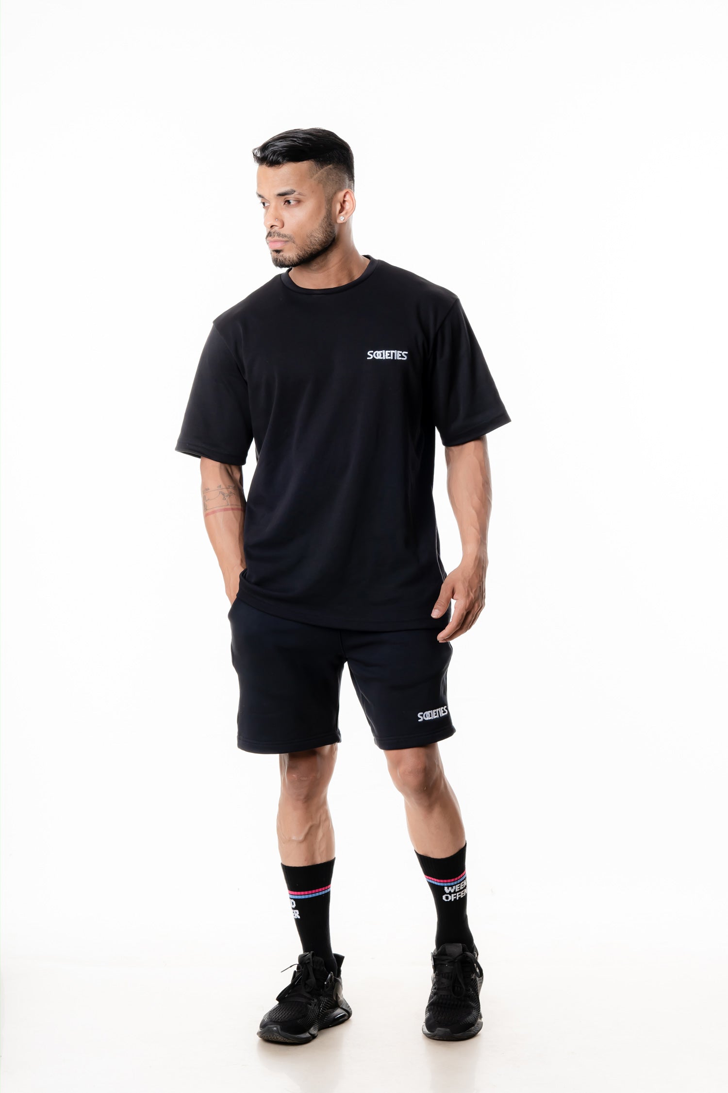 Societies™ Cloud Short -Jet Black