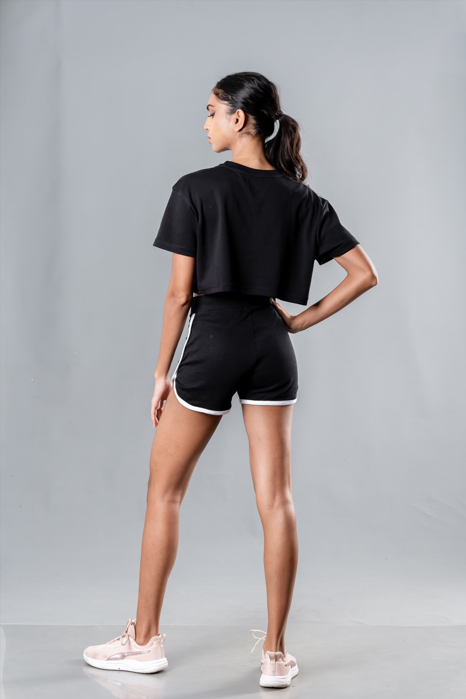Black Short | Societies Clothing Sri Lanka | Activewear | Gym Clothes | Gym Wear | Gym Comfort Wear | Womens Black Short