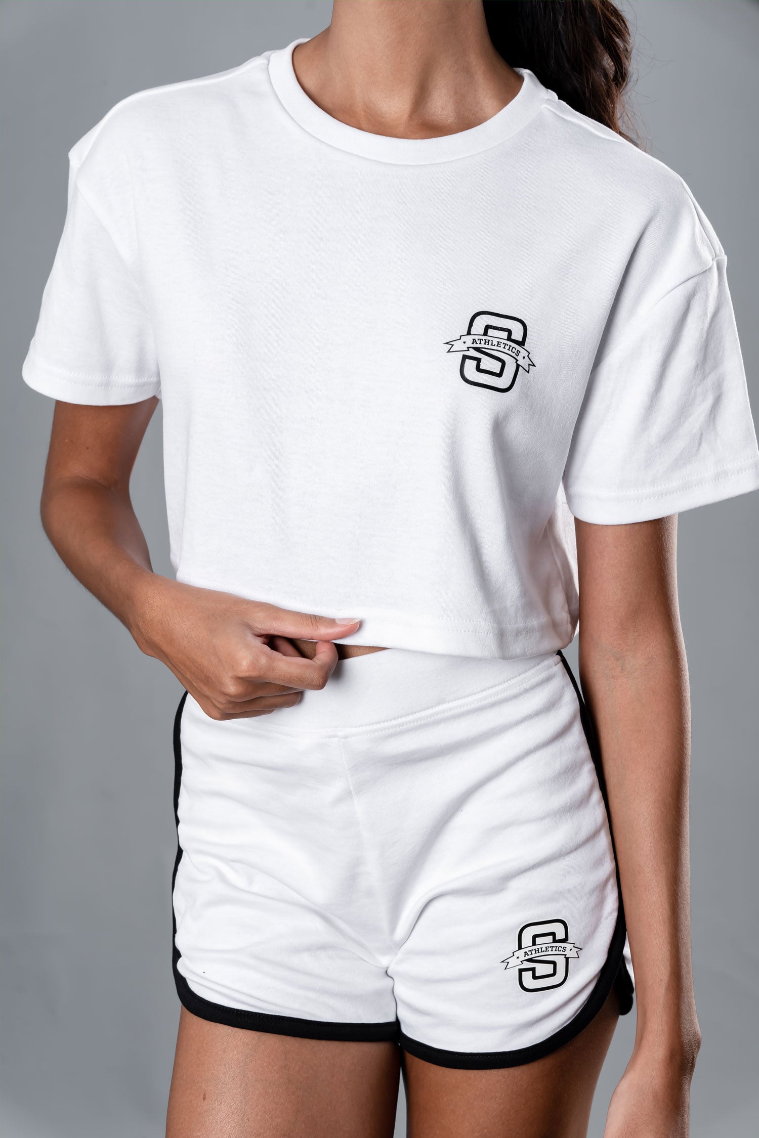 White Short | Societies Clothing Sri Lanka | Activewear | Gym Clothes | Gym Wear | Gym Comfort Wear | Womens Black Short